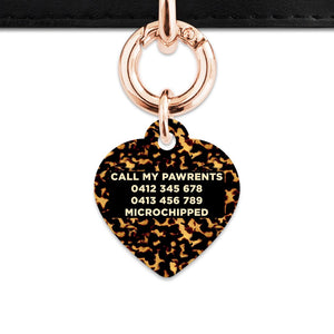 Bailey And Bone Pet Tag Tortoise Shell Pet Tag