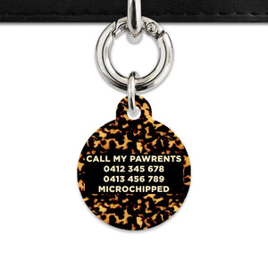 Bailey And Bone Pet Tag Tortoise Shell Pet Tag