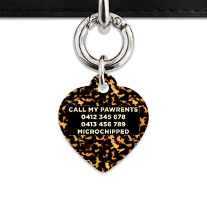 Bailey And Bone Pet Tag Tortoise Shell Pet Tag