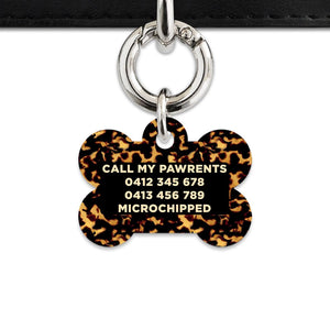 Bailey And Bone Pet Tag Tortoise Shell Pet Tag