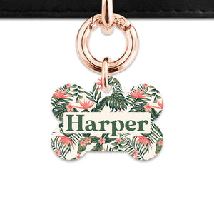 Bailey And Bone Pet Tag Tropical Summer Pet Tag
