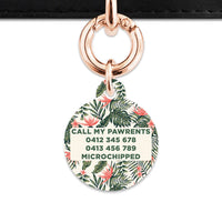 Bailey And Bone Pet Tag Tropical Summer Pet Tag