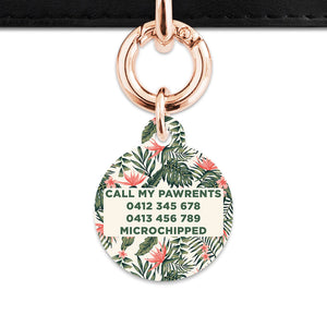 Bailey And Bone Pet Tag Tropical Summer Pet Tag