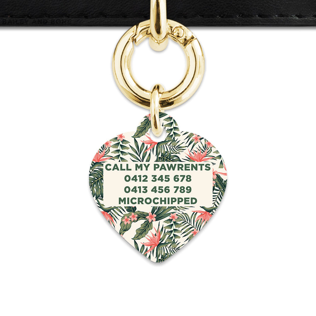 Bailey And Bone Pet Tag Tropical Summer Pet Tag