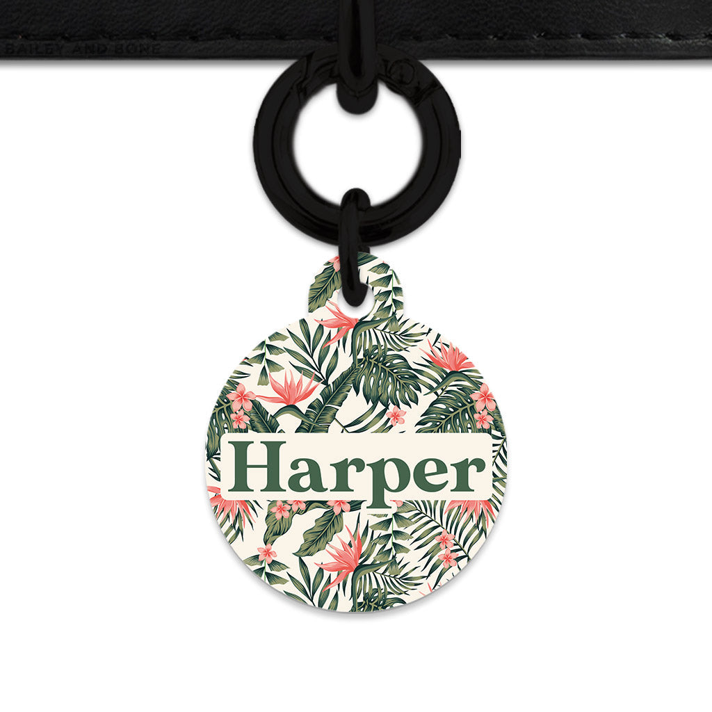 Bailey And Bone Pet Tag Tropical Summer Pet Tag