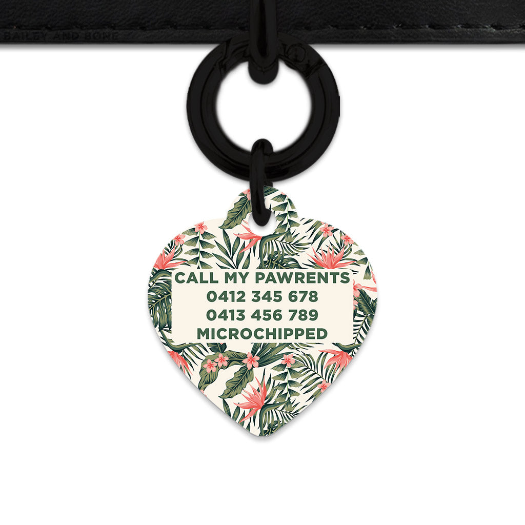 Bailey And Bone Pet Tag Tropical Summer Pet Tag