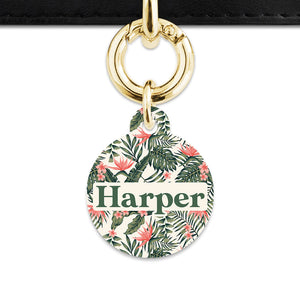 Bailey And Bone Pet Tag Tropical Summer Pet Tag