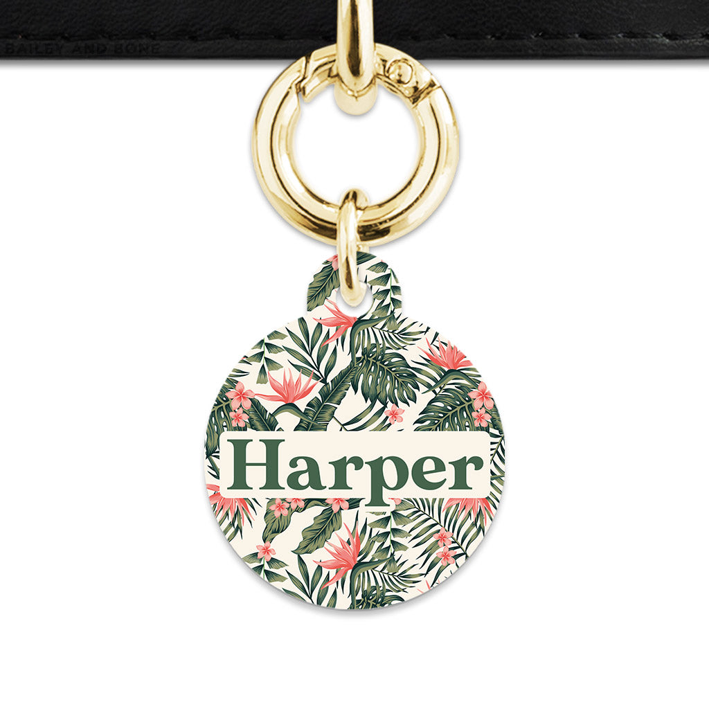 Bailey And Bone Pet Tag Tropical Summer Pet Tag