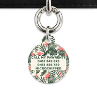 Bailey And Bone Pet Tag Tropical Summer Pet Tag