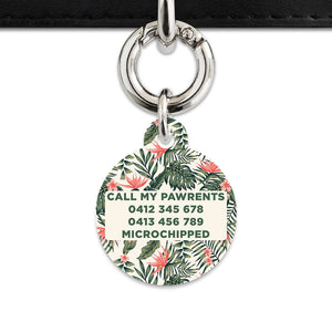 Bailey And Bone Pet Tag Tropical Summer Pet Tag