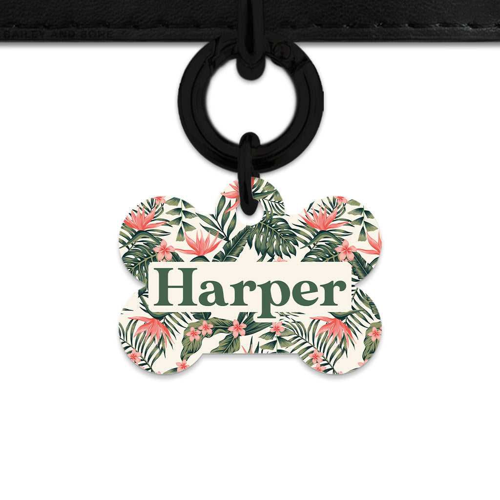 Bailey And Bone Pet Tag Tropical Summer Pet Tag