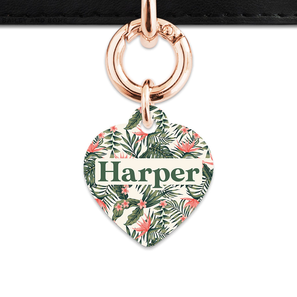 Bailey And Bone Pet Tag Tropical Summer Pet Tag