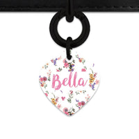 Bailey And Bone Pet Tag Vintage Garden Flowers Pet Tag