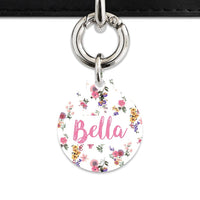 Bailey And Bone Pet Tag Vintage Garden Flowers Pet Tag