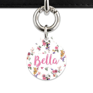 Bailey And Bone Pet Tag Vintage Garden Flowers Pet Tag