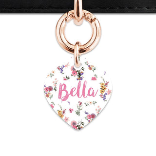 Bailey And Bone Pet Tag Vintage Garden Flowers Pet Tag