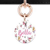 Bailey And Bone Pet Tag Vintage Garden Flowers Pet Tag