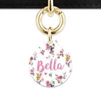 Bailey And Bone Pet Tag Vintage Garden Flowers Pet Tag