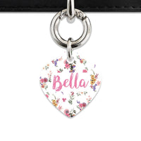 Bailey And Bone Pet Tag Vintage Garden Flowers Pet Tag
