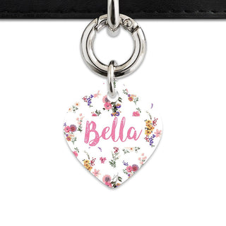 Bailey And Bone Pet Tag Vintage Garden Flowers Pet Tag