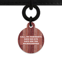 Bailey And Bone Pet Tag Wood Print Pet Tag
