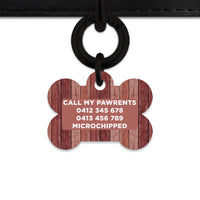Bailey And Bone Pet Tag Wood Print Pet Tag