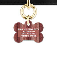 Bailey And Bone Pet Tag Wood Print Pet Tag