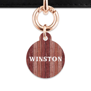 Bailey And Bone Pet Tag Wood Print Pet Tag