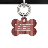 Bailey And Bone Pet Tag Wood Print Pet Tag