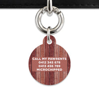 Bailey And Bone Pet Tag Wood Print Pet Tag