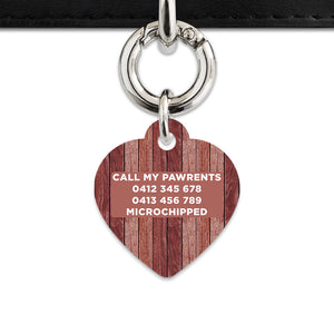 Bailey And Bone Pet Tag Wood Print Pet Tag