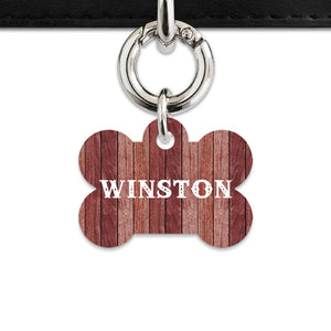 Bailey And Bone Pet Tag Wood Print Pet Tag