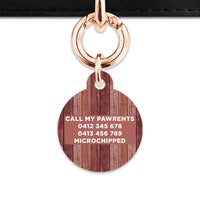 Bailey And Bone Pet Tag Wood Print Pet Tag