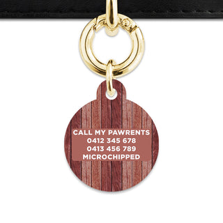 Bailey And Bone Pet Tag Wood Print Pet Tag