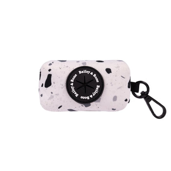 Bailey And Bone Poop Bag Holder Black And White Terrazzo Poop Bag Holder