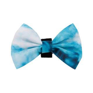 BaileyAndBone Bow Tie Blue Marble Tie Dye Bow Tie