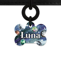 BaileyAndBone Pet ID Tags Bone / Black Midnight Galaxy Pet Tag