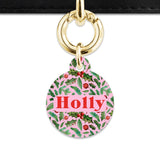 BaileyAndBone Pet ID Tags Christmas Holly Pet Tag