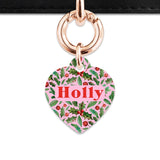 BaileyAndBone Pet ID Tags Christmas Holly Pet Tag