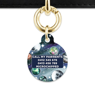 BaileyAndBone Pet ID Tags Midnight Galaxy Pet Tag