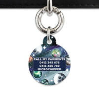 BaileyAndBone Pet ID Tags Midnight Galaxy Pet Tag