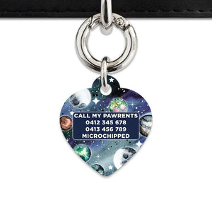 BaileyAndBone Pet ID Tags Midnight Galaxy Pet Tag