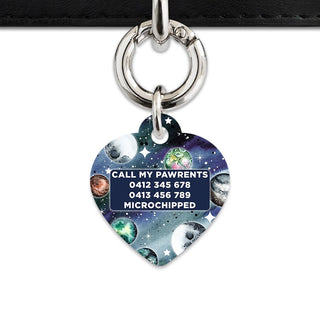 BaileyAndBone Pet ID Tags Midnight Galaxy Pet Tag