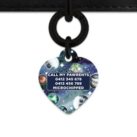 BaileyAndBone Pet ID Tags Midnight Galaxy Pet Tag