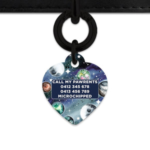 BaileyAndBone Pet ID Tags Midnight Galaxy Pet Tag