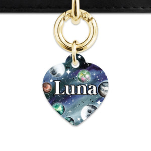 BaileyAndBone Pet ID Tags Midnight Galaxy Pet Tag