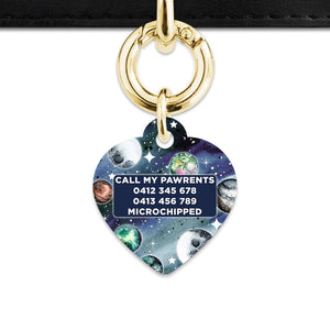 BaileyAndBone Pet ID Tags Midnight Galaxy Pet Tag