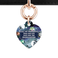 BaileyAndBone Pet ID Tags Midnight Galaxy Pet Tag