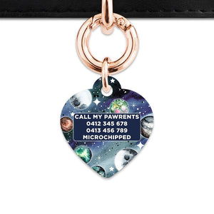BaileyAndBone Pet ID Tags Midnight Galaxy Pet Tag