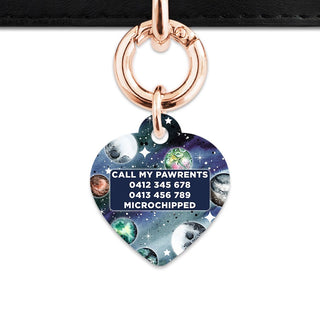 BaileyAndBone Pet ID Tags Midnight Galaxy Pet Tag